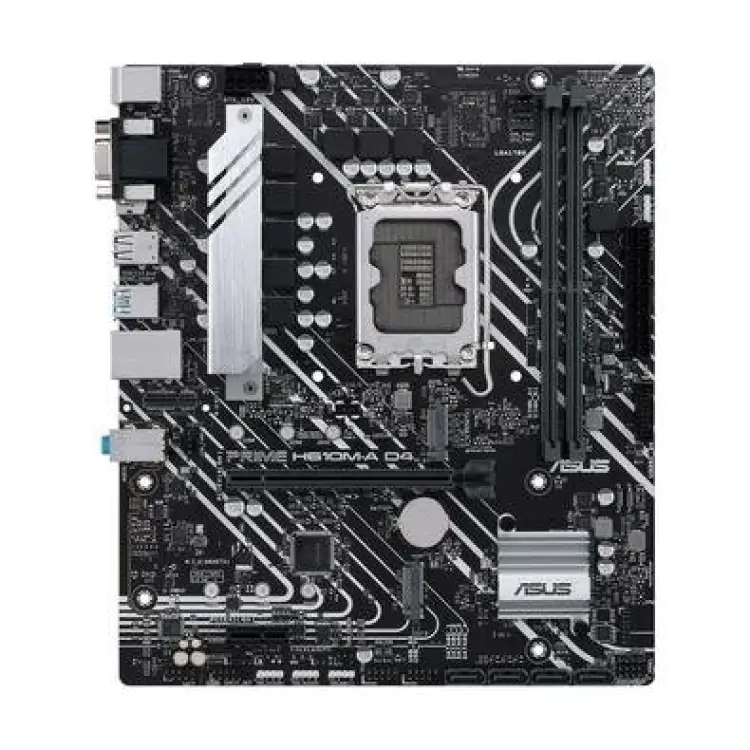 PLACA MÃE ASUS PRIME H610M-D D4 INTEL LGA 1700 DDR4 MICRO ATX - Imagem: 1