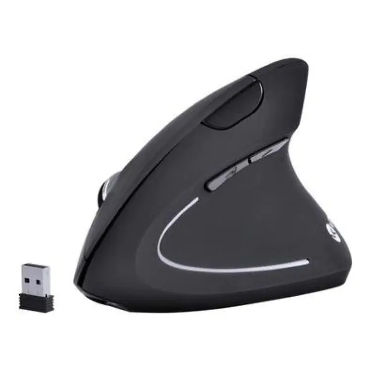 MOUSE SEM FIO VINIK POWER FIT VERTICAL PRETO WIRELESS - Imagem: 1