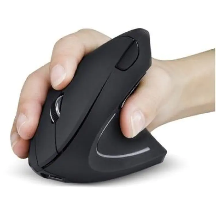 MOUSE SEM FIO VINIK POWER FIT VERTICAL PRETO WIRELESS - Imagem: 2
