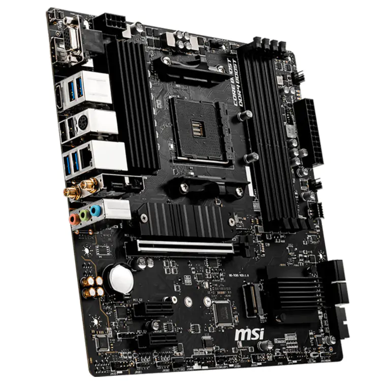 PLACA MÃE AM4 MSI B550M-PRO VDH WIFI DDR4 AMD MATX - Imagem: 4