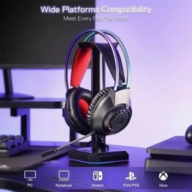 HEADSET GAMER REDRAGON SCREAM PRETO H231RGB - Imagem: 2