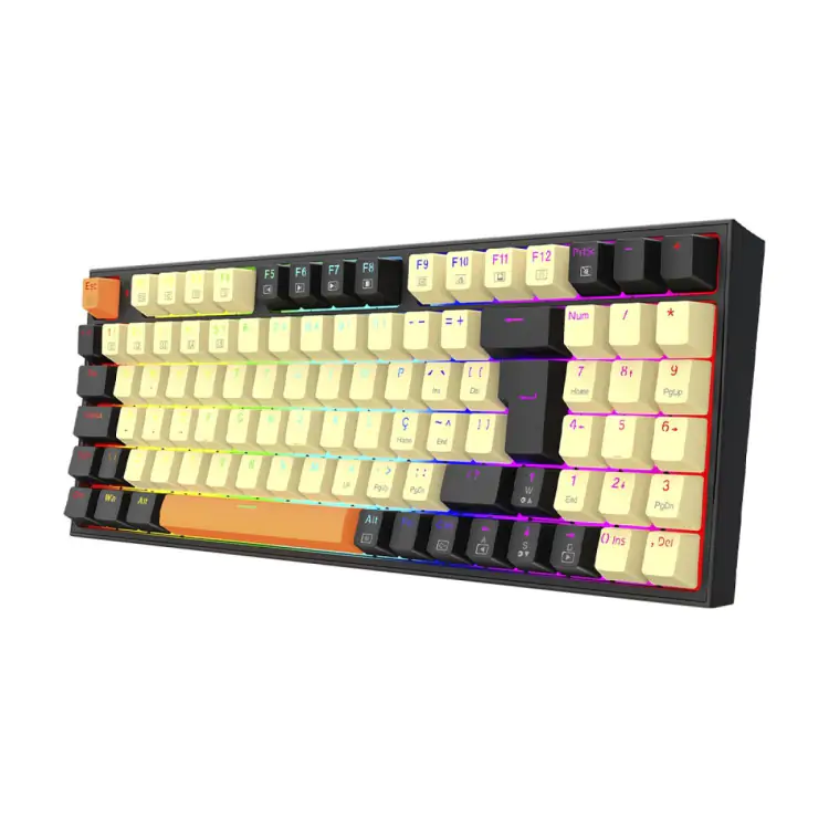 TECLADO GAMER MECANICO REDRAGON KITAVA RGB SWITCH BROWN K636CLO-RGB - Imagem: 7