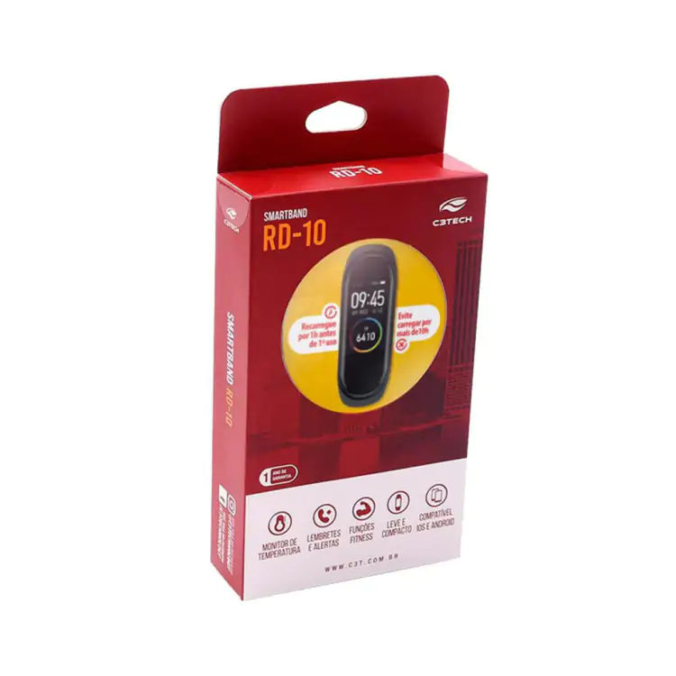 RELOGIO SMARTWATCH C3TECH RD-10BK PRETO - Imagem: 2