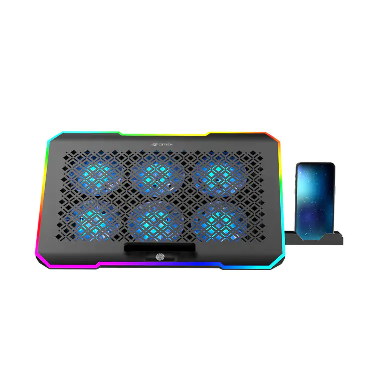 BASE NOTEBOOK C3TECH NBC-550BK GAMER LED RGB - Imagem: 2