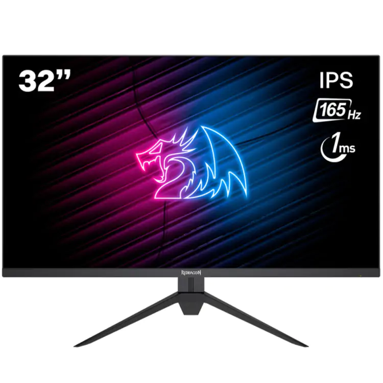 MONITOR GAMER 32 REDRAGON OMBRA QUAD HD IPS 1MS 165HZ DP/ HDMI GMQ3222SUC - Imagem: 6