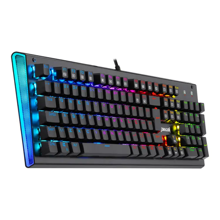 TECLADO GAMER MECANICO REDRAGON ARYAMAN LED RGBK569RGB PT-BROWN - Imagem: 2