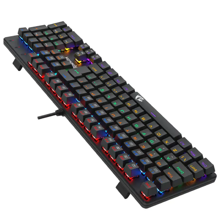 TECLADO GAMER MECÂNICO REDRAGON VALHEIM RAINBOW USB LED RAINBOW SWTICH BROWN - Imagem: 6