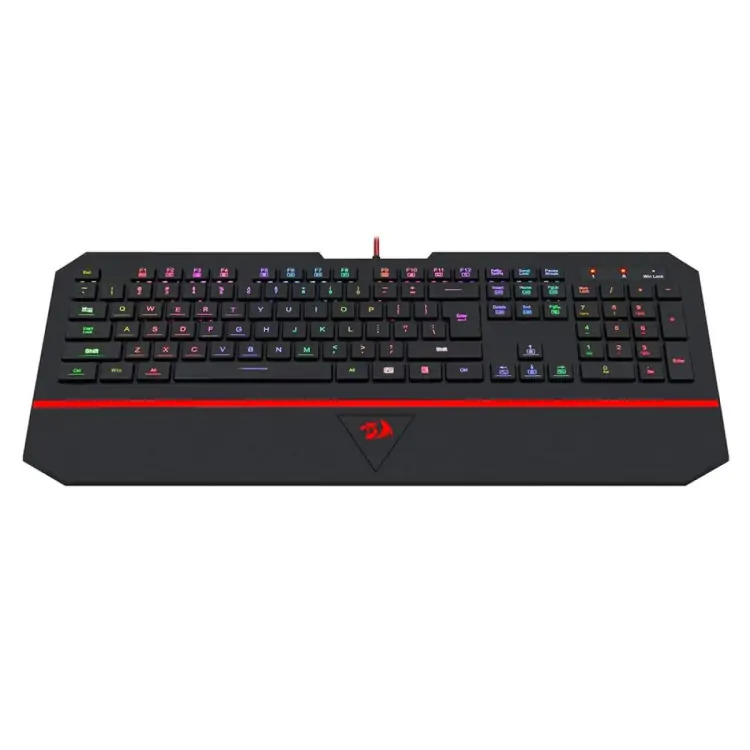 TECLADO GAMER REDRAGON KARURA K502 PRETO USB LED RGB - Imagem: 2
