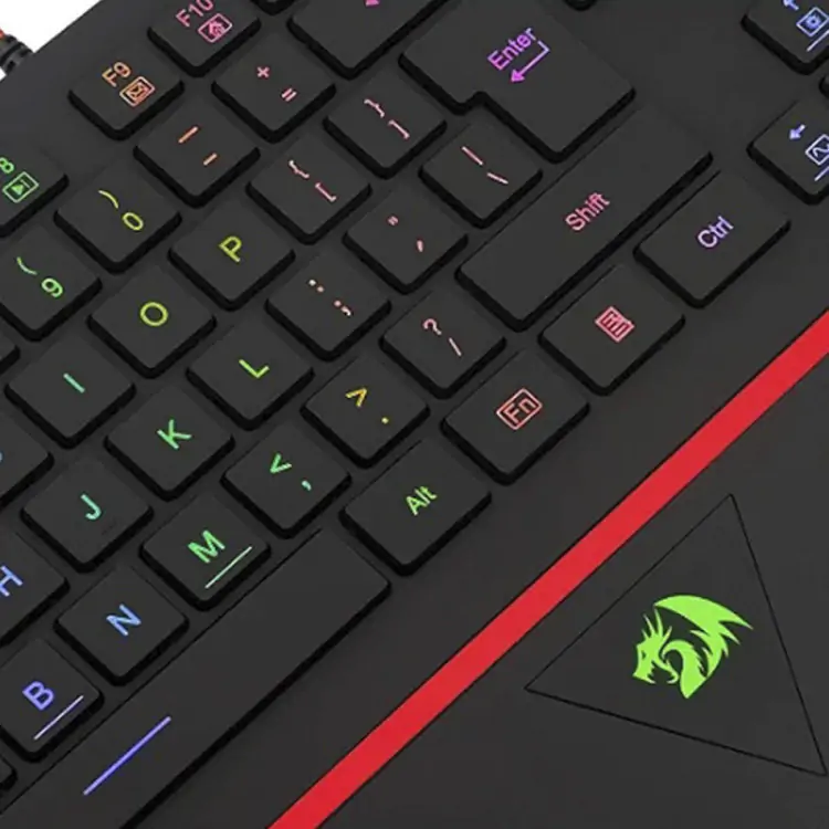 TECLADO GAMER REDRAGON KARURA K502 PRETO USB LED RGB - Imagem: 5