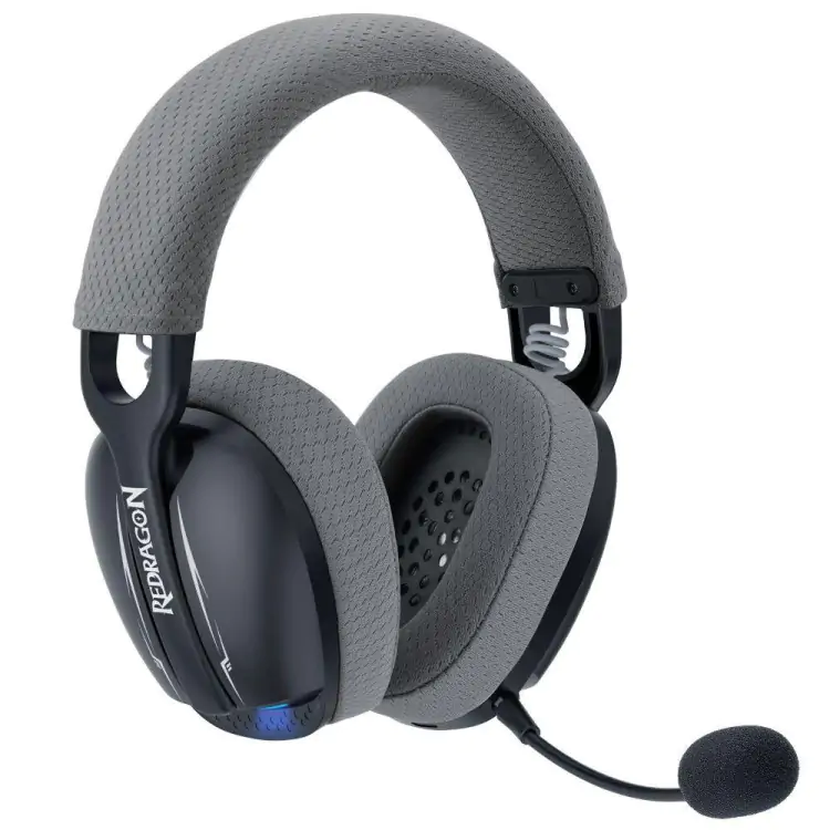 HEADSET GAMER REDRAGON SKULD PRO SEM FIO PRETO H878BGP - Imagem: 1