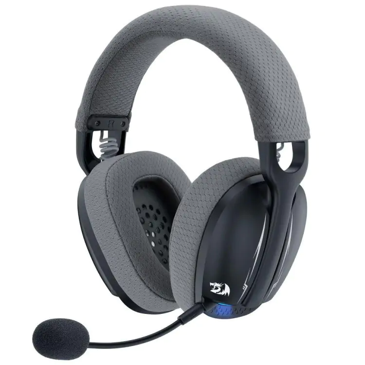 HEADSET GAMER REDRAGON SKULD PRO SEM FIO PRETO H878BGP - Imagem: 2