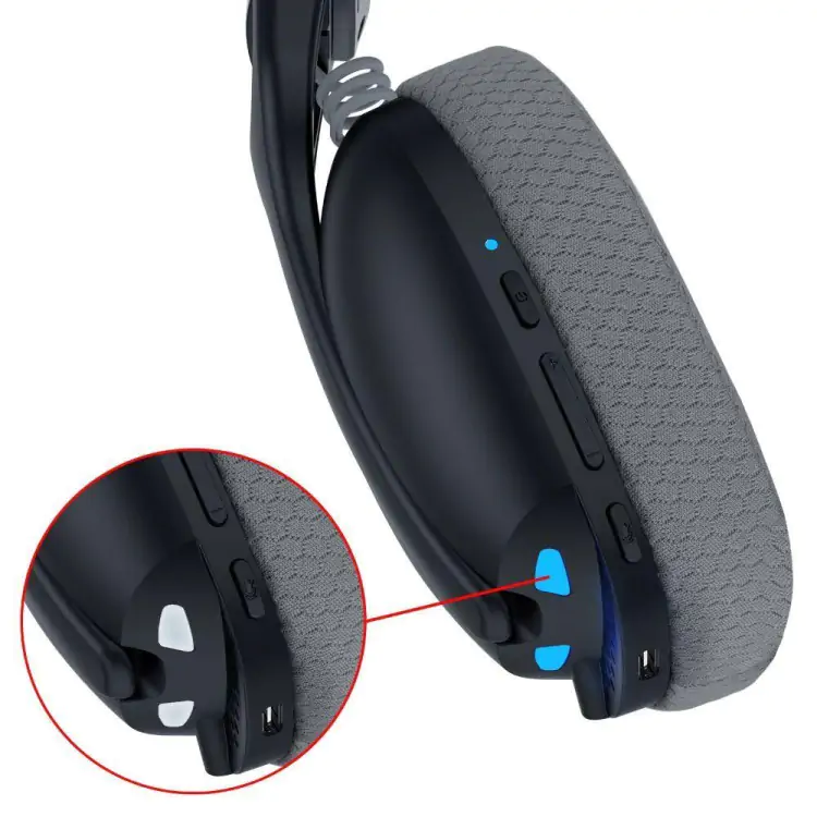 HEADSET GAMER REDRAGON SKULD PRO SEM FIO PRETO H878BGP - Imagem: 6