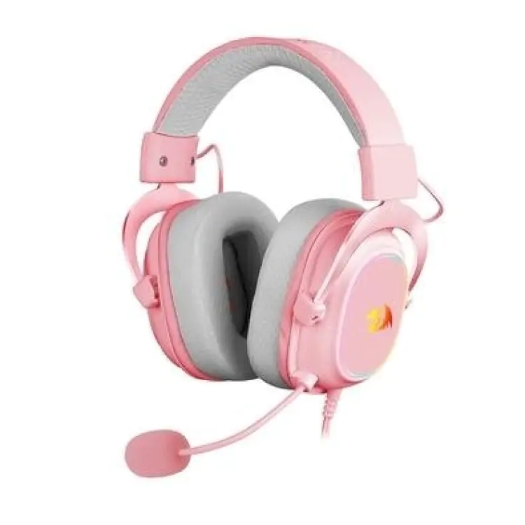 HEADSET GAMER REDRAGON ZEUS X ROSA USB H510RGB-PINK - Imagem: 2