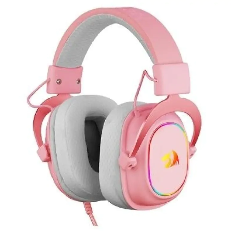 HEADSET GAMER REDRAGON ZEUS X ROSA USB H510RGB-PINK - Imagem: 5