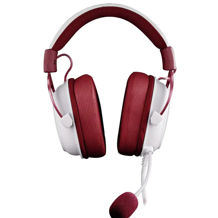 HEADSET GAMER REDRAGON ZEUS X H510 BRANCO/VERMELHO USB LED RGB - Imagem: 3