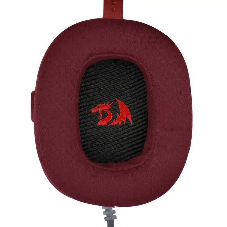HEADSET GAMER REDRAGON ZEUS X H510 BRANCO/VERMELHO USB LED RGB - Imagem: 5