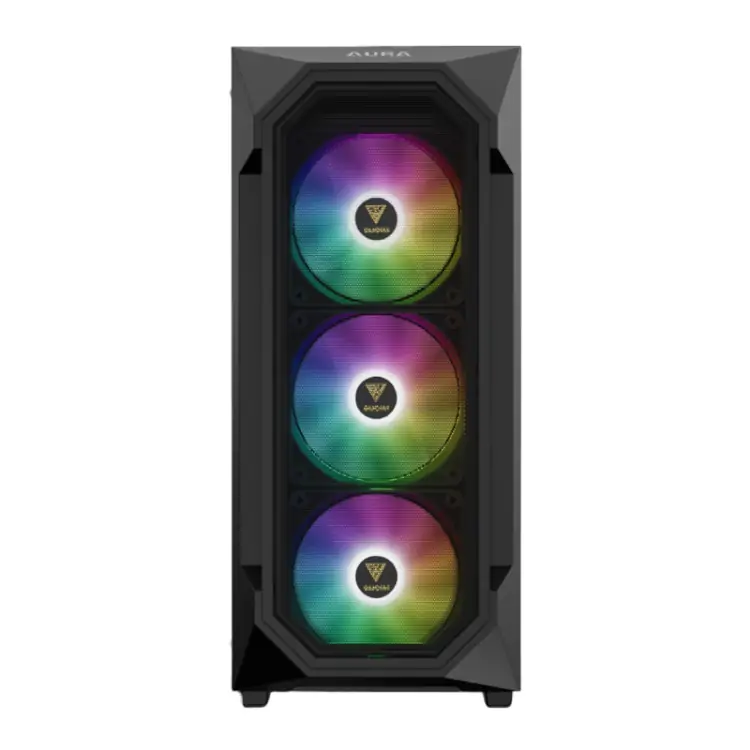 GABINETE GAMER GAMDIAS AURA GC1 ELITE PRETO ATX/MATX - Imagem: 2