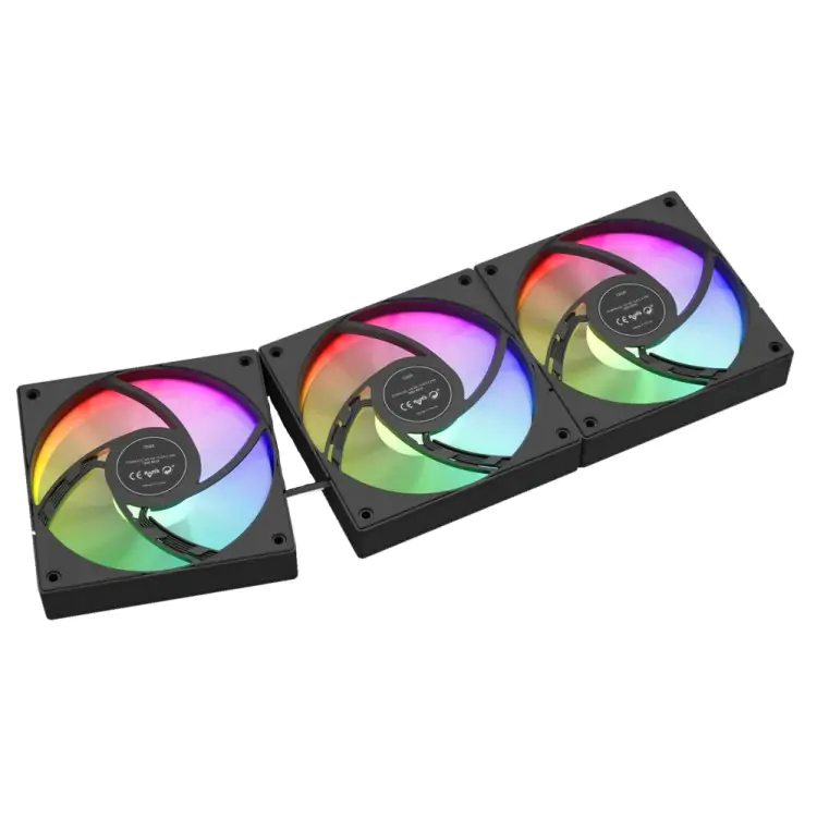 WATER COOLER GAMDIAS CHIONE 360MM ARGB INTEL/AMD PRETO E4-360 - Imagem: 5