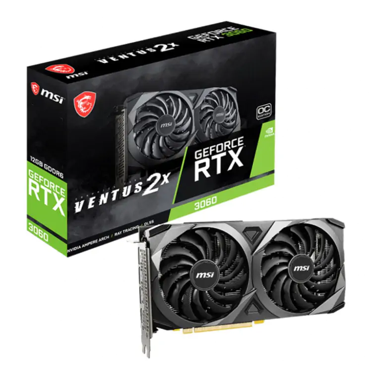 PLACA DE VÍDEO NVIDIA GEFORCE RTX 3060 8GB GDDR6 128BIT MSI - Imagem: 1