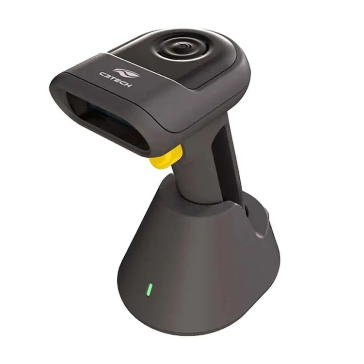 LEITOR DE CODIGO DE BARRAS SEM FIO C3TECH 1D/2D LB-W350BK - Imagem: 1