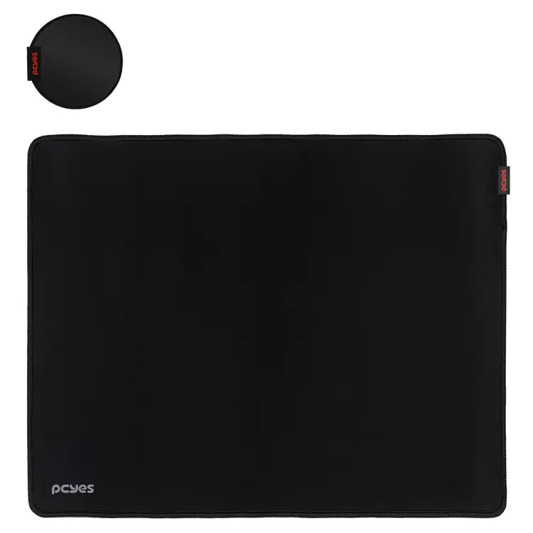 MOUSE PAD PCYES BLACK STANDARD PRETO 36x60MM - PMC36X30B - Imagem: 1