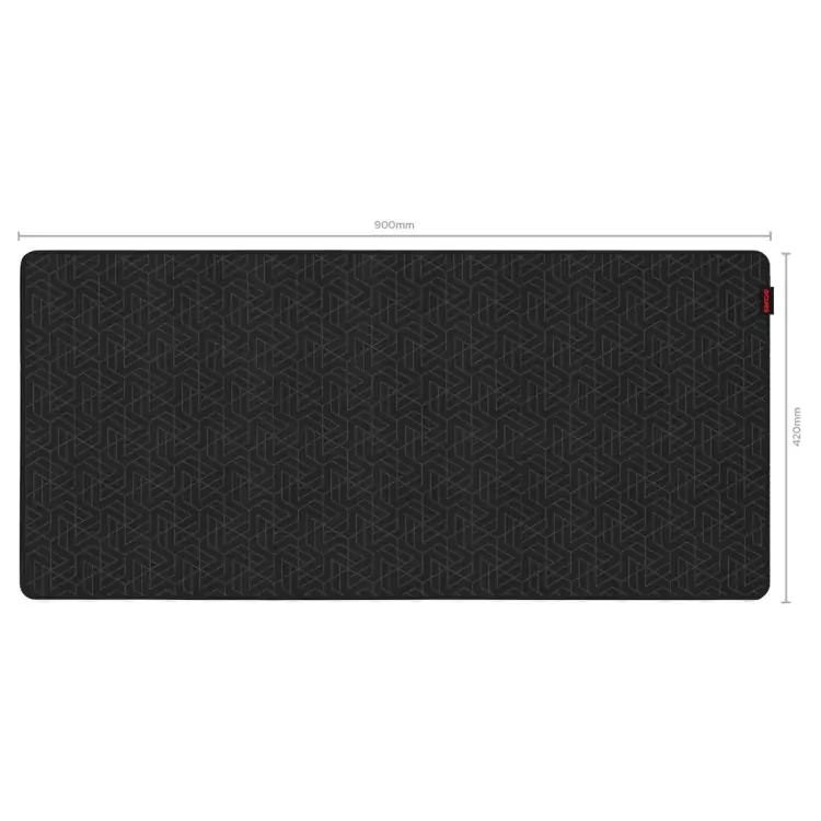 MOUSE PAD GAMER MAZE EXTENDED BLACK VULCAN 900X420MM - PMM90X42BV - Imagem: 4