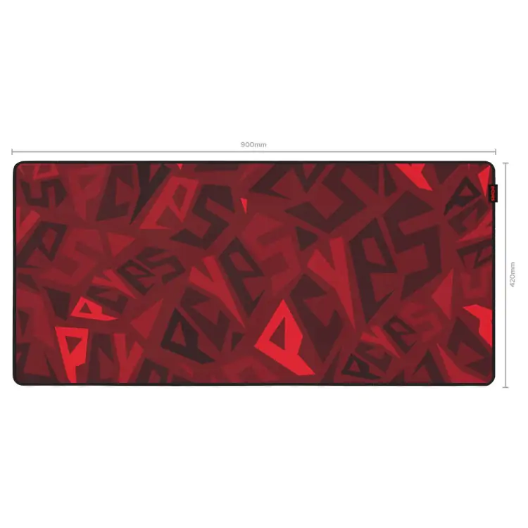 MOUSE PAD GAMER EXTENDED SIGNATURE RED MAGMA LIMITED  900X420MM - PMS90X42RM - Imagem: 2
