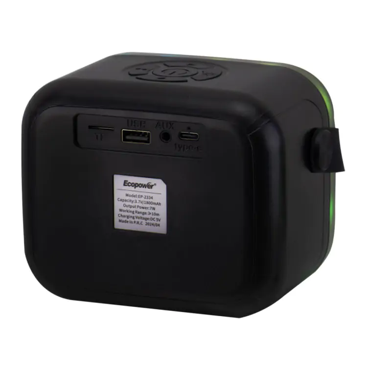 CAIXA DE SOM ECOPOWER EP-2334 PRETA - Imagem: 3
