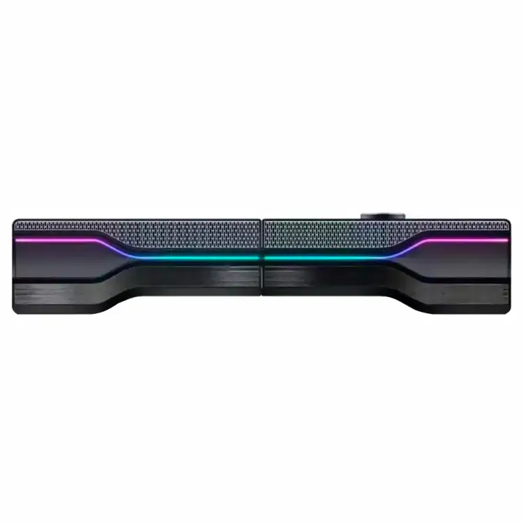 CAIXA DE SOM SATELLITE AS-92002 GAMING RGB / USB - PRETO - Imagem: 3