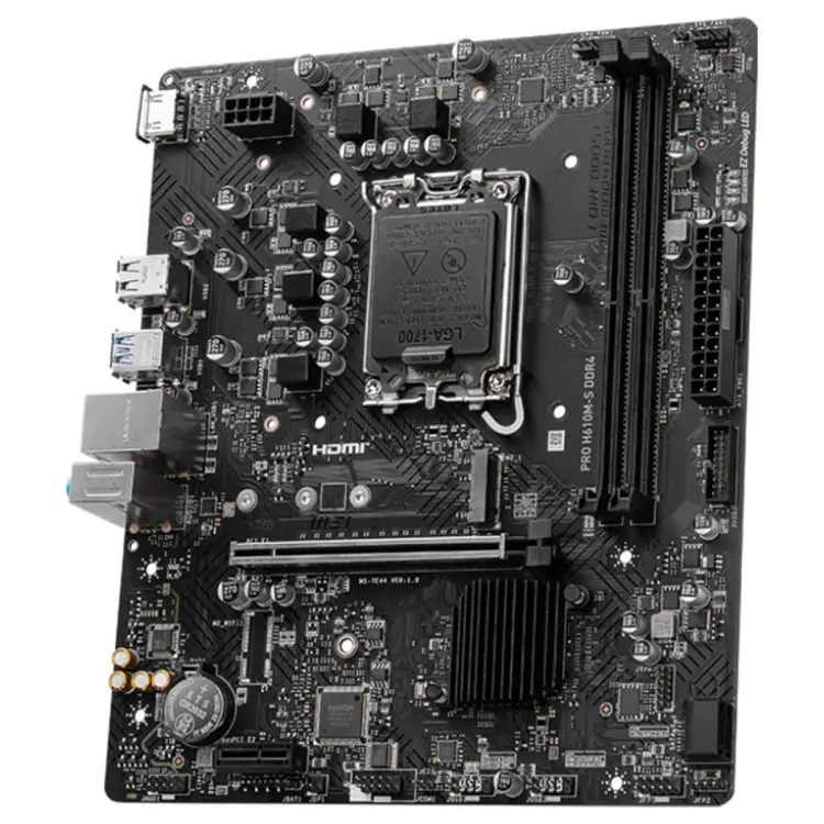 PLACA MÃE LGA 1700 MSI H610M S INTEL DDR4 MICRO ATX - Imagem: 4