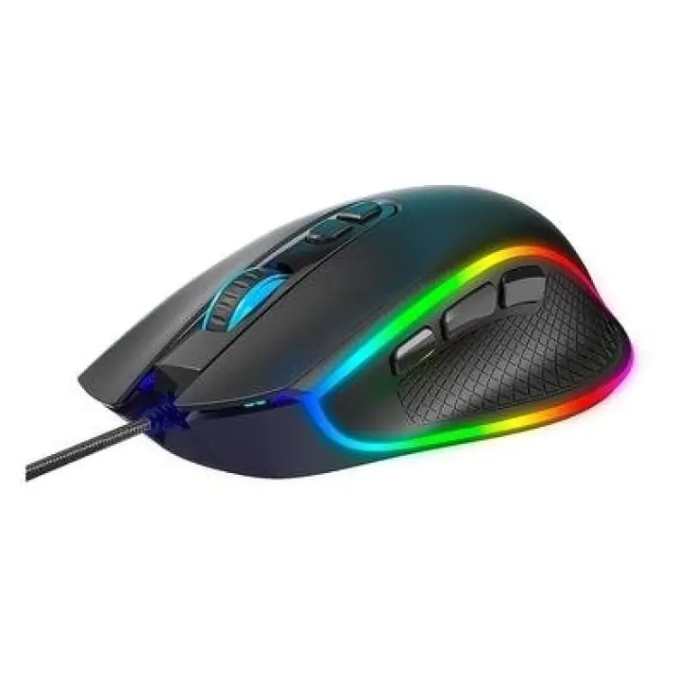 MOUSE GAMER FORTREK CRUISER 12000 DPI RGB PRETO - Imagem: 3