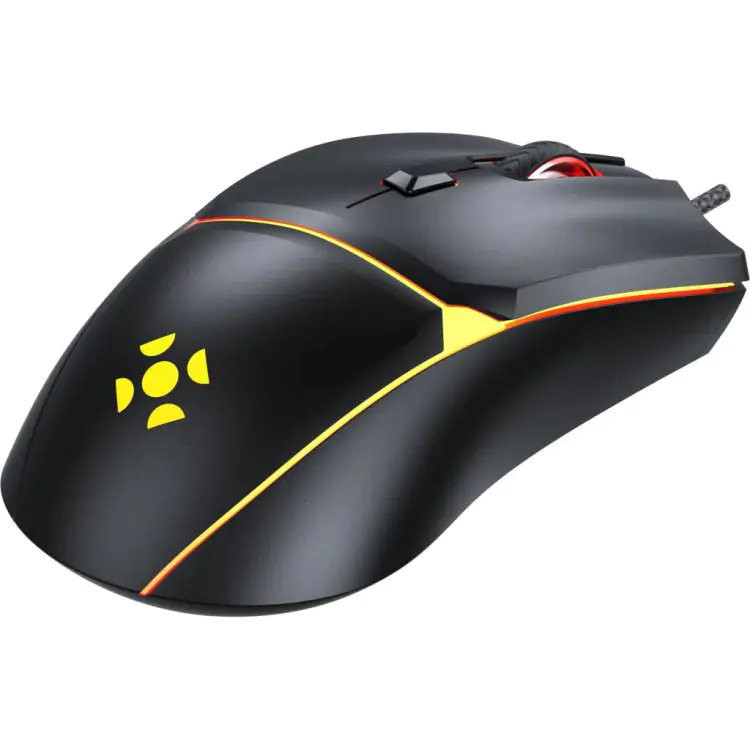 MOUSE GAMER FORTREK CRUSADER 12800DPI PRETO - Imagem: 4