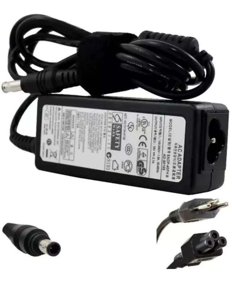 FONTE NOTEBOOK SAMSUNG 19V 2.1A 40W 3,5MM(E) X 3,0MM(I) - Imagem: 1