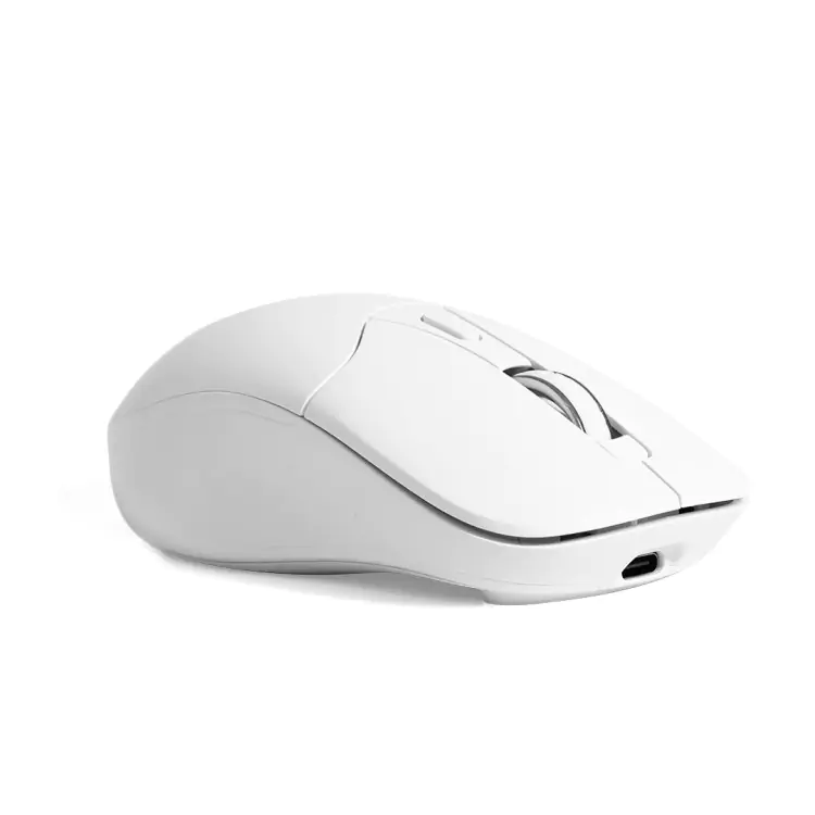 MOUSE SEM FIO RECARREGAVEL DUAL MODE M-BT60WH BRANCO C3TECH - Imagem: 2