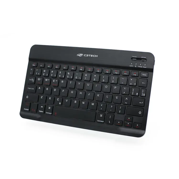 TECLADO SEM FIO C3TECH K-B450BK PRETO MINI - Imagem: 3
