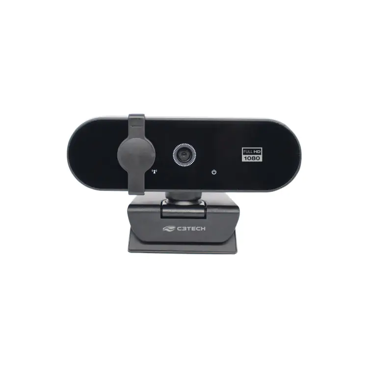 WEBCAM C3TECH WB-150BK FULL HD 1080P USB PRETO - Imagem: 1