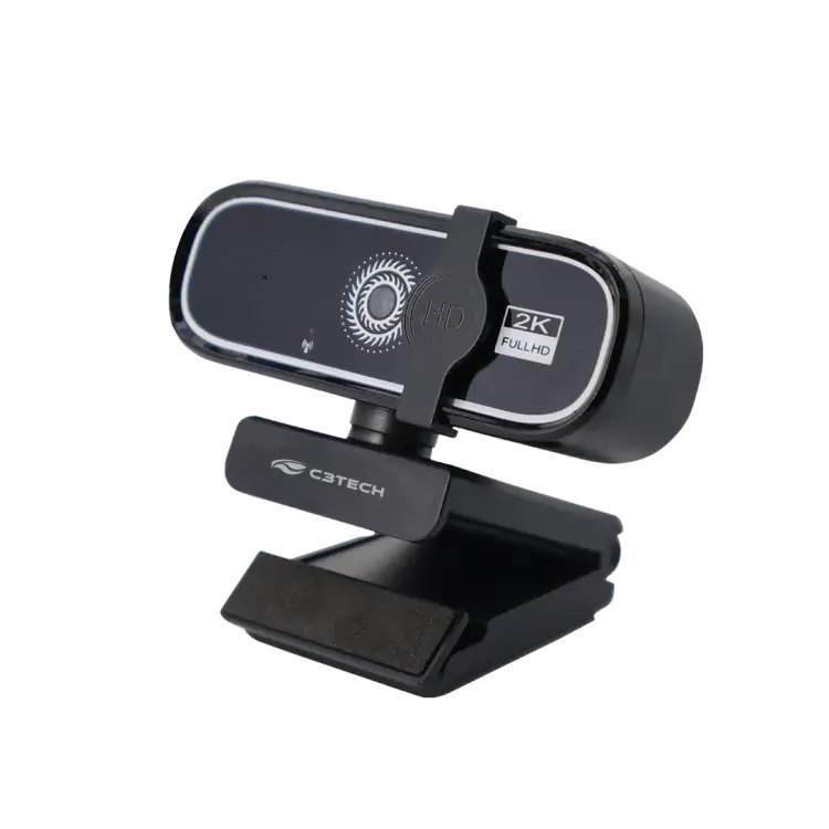 WEBCAM C3TECH WB-200BK QHD 2K USB PRETO - Imagem: 2