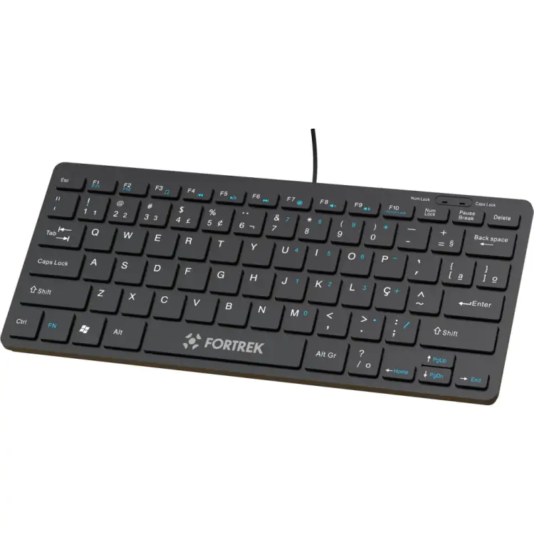 TECLADO MINI OFFICE FORTREK K13 USB - Imagem: 3