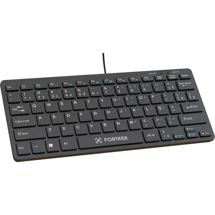 TECLADO MINI OFFICE FORTREK K13 USB - Imagem: 2