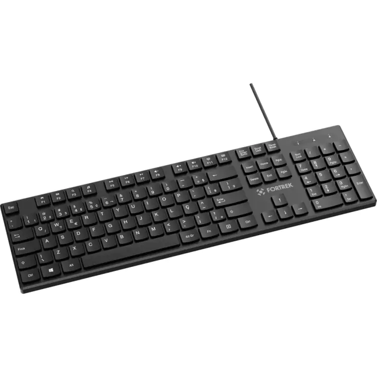 TECLADO OFFICE FORTREK K15 SLIM USB - Imagem: 3