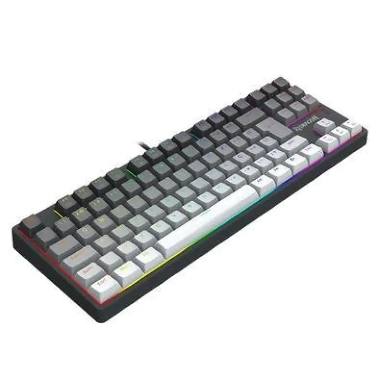 TECLADO GAMER MECANICO REDRAGON DAKSA PRETO E CINZA K576GG-RGB - Imagem: 4