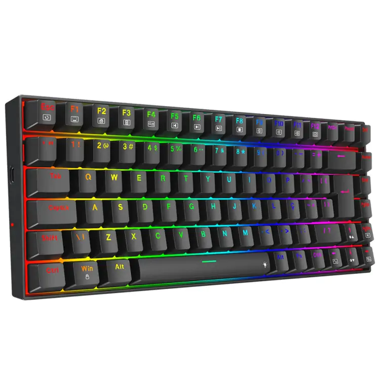 TECLADO GAMER MECANICO REDRAGON PHANTOM RGB USB SWITCH BROWN PRETO K629-RGB - Imagem: 4