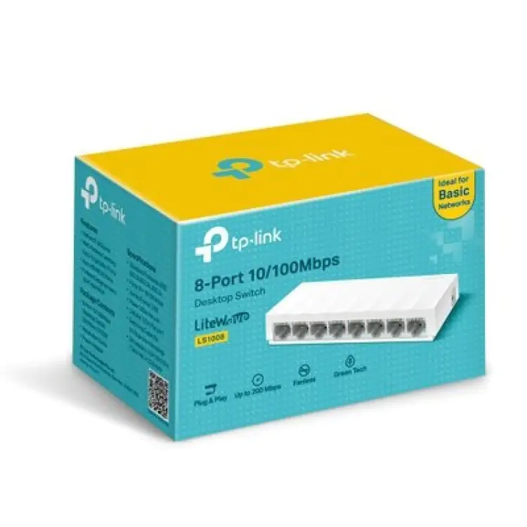 SWITCH 8 PORTAS TP-LINK TL-SF1008D 10/100 - Imagem: 1