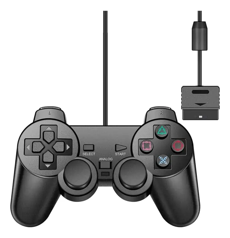 CONTROLE PS2 COM FIO KAPBOM KAP-2 - Imagem: 1