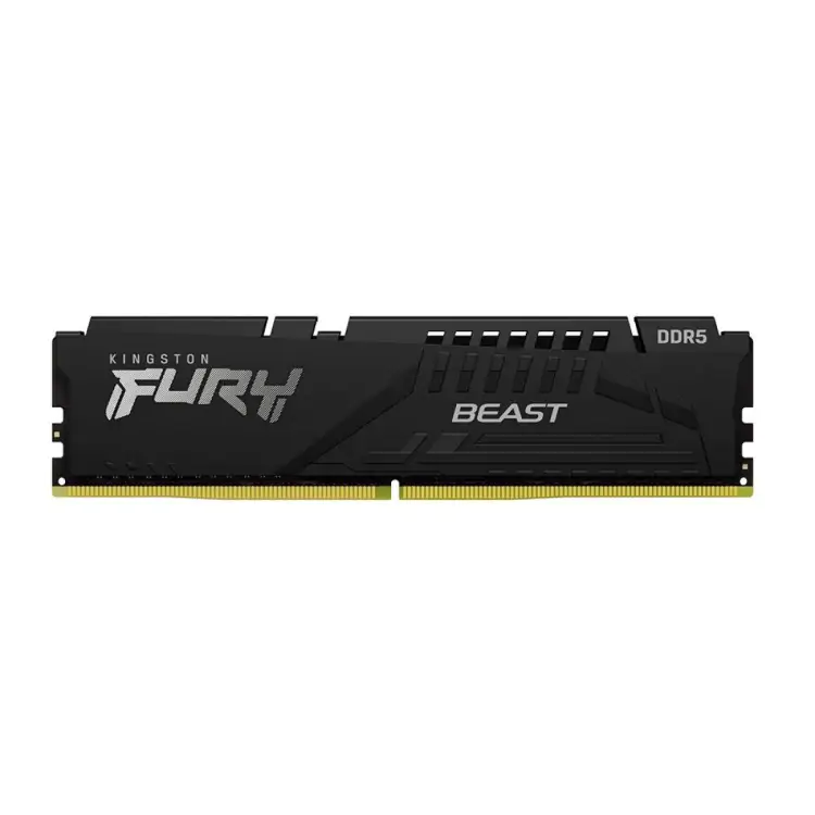 MEMÓRIA 16GB DDR5 5600MHZ KINGSTON HYPERX FURY BEAST PRETO - Imagem: 1
