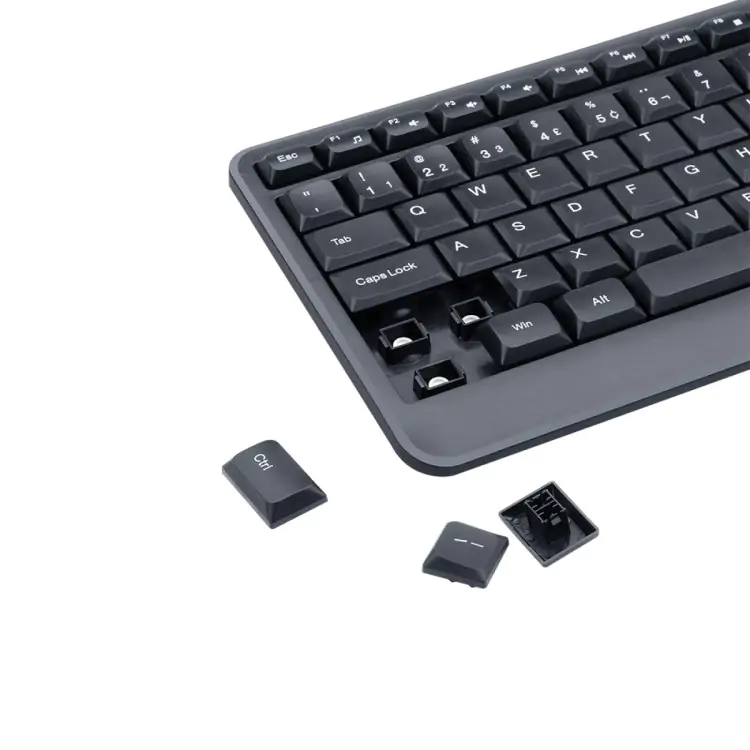 KIT TECLADO E MOUSE REDRAGON FULL SIZE 1200DPI PRETO - Imagem: 2