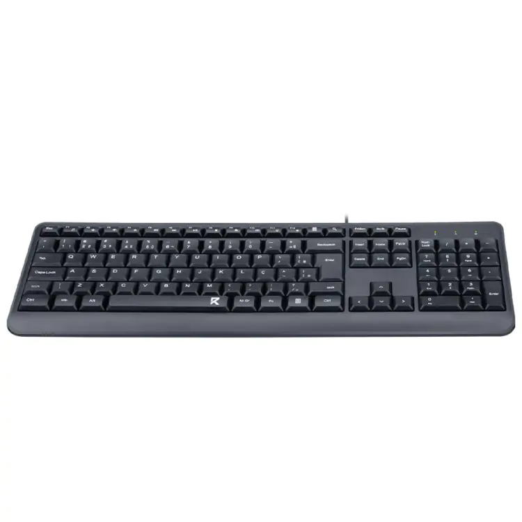 TECLADO OFFICE REDRAGON MEMBRANA FULL SIZE ABNT2 PRETO BK-7092 PT - Imagem: 2