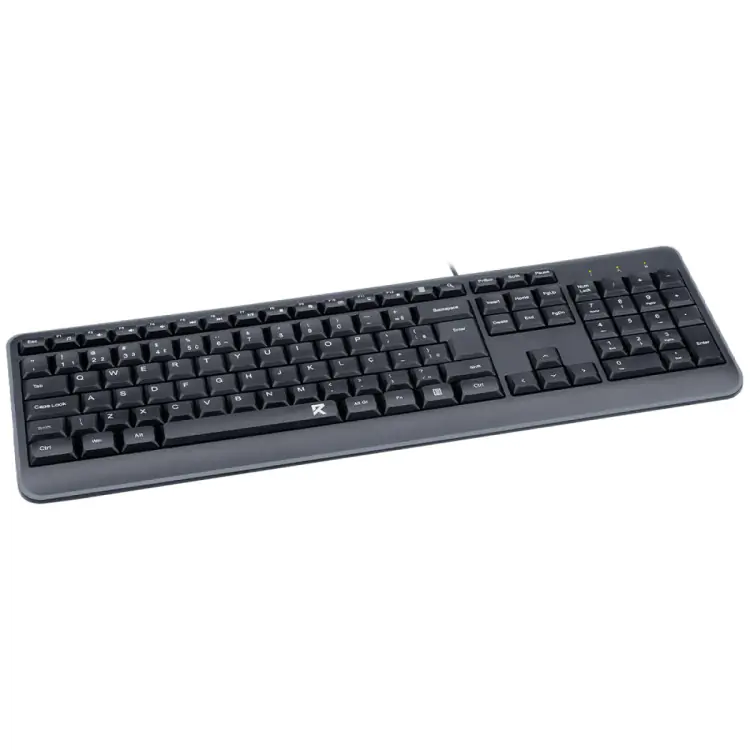 TECLADO OFFICE REDRAGON MEMBRANA FULL SIZE ABNT2 PRETO BK-7092 PT - Imagem: 3