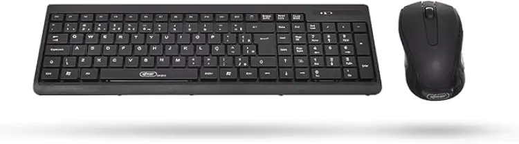 KIT TECLADO E MOUSE SEM FIO SLIM KNUP KP-2012 - Imagem: 5