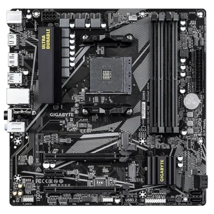 PLACA MÃE AM4 GIGABYTE B550 DS3H AC R2 WIFI DDR4 - Imagem: 1